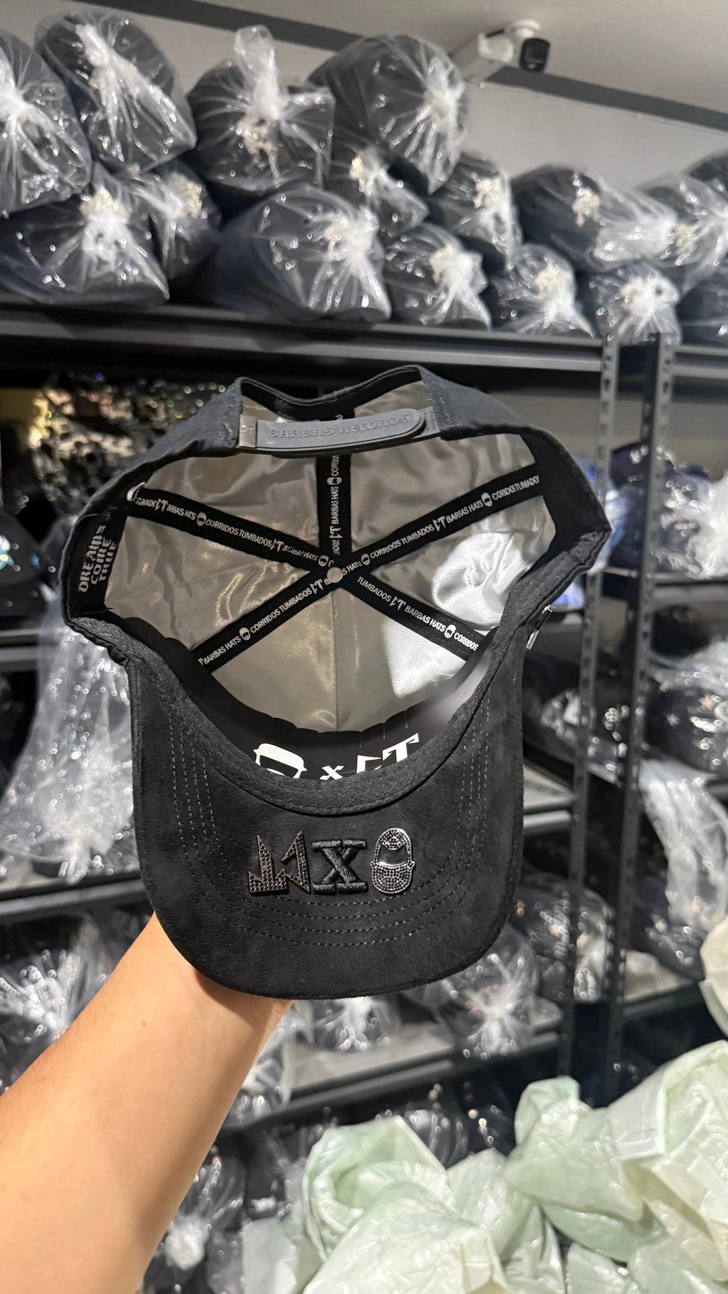 Barbas Hats “Galaxy Black" (Full Black) $ 299.00